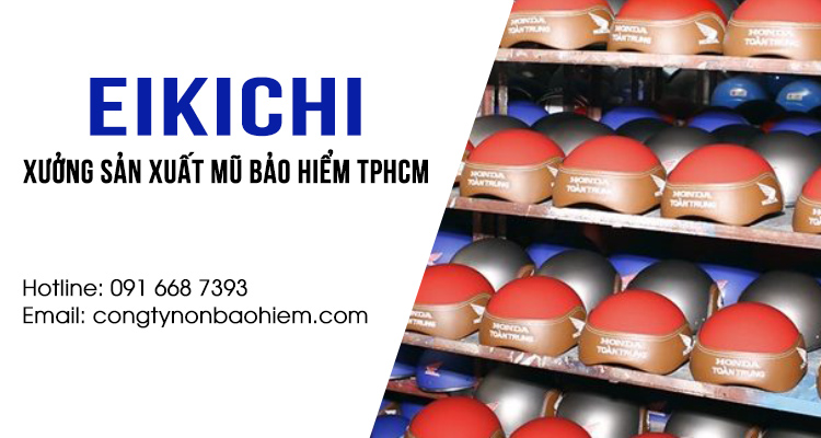 Dịch vụ làm mũ bảo hiểm quà tặng theo yêu cầu tphcm - EiKiChi